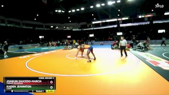 175 lbs Cons. Round 2 - Kaiden Jeanniton, Lakes vs Joaquin Saucedo-Marcial, Thomas Jefferson