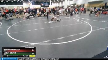 67 lbs Quarterfinal - Aidyn Bryant, MO vs Brody Schroeder, MN