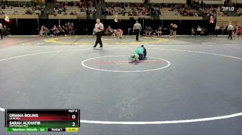 105 lbs Cons. Round 1 - Sarah Alkhatib, Patterson Mill vs Oriana Boling, La Plata