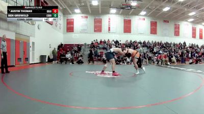 285 lbs Cons. Semi - Austin Thomas, Orange vs Ben Griswold, Conneaut