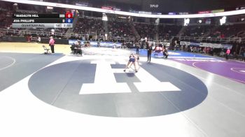 120 lbs Quarterfinal - Madalyn Hill, Shenendehowa vs Ava Phillips, East Islip