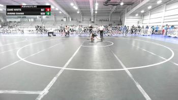 110 lbs Rr Rnd 3 - Zane White, Mat Warriors PWC vs Averie Oakes, Midwest RTC