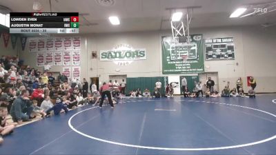35 lbs Round 2 - Lowden Even, Immortal Athletics Wrestling C vs Augustin Monat, Redhawk Wrestling Club