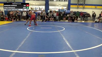 215 lbs Consy 3 - Marquez Gordon, Bishop McCort vs Dane Petrarco, Norwin