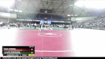 74 lbs Cons. Round 2 - Isaac Borreli, Bethel AllStars Wrestling Club vs Tucker Eisenmann, Mat Rats Rebooted Wrestling
