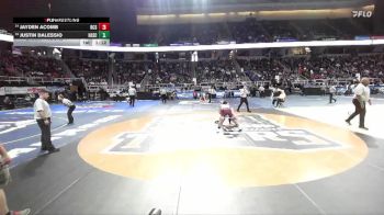 II-131 lbs Champ. Round 1 - Justin Dalessio, Hackley School vs Jayden Acomb, Ravena Coeymans Selkirk