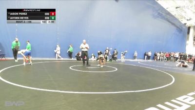 106 lbs Champ. Round 1 - Jayden Reyes, Derby vs Jason Perez, Olathe South