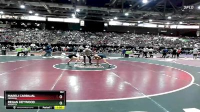 132 lbs Cons. Round 2 - Mareli Carbajal, Meridian vs Regan Heywood, Wasatch