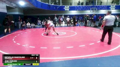 184 lbs Semifinal - Zaid Marjan, Unattached vs Nicholas Mascolino, Unattached