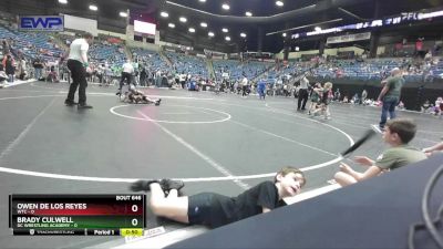 49 lbs 3rd Place Match - Brady Culwell, DC Wrestling Academy vs Owen De Los Reyes, WTC