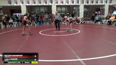 JV-1 lbs Round 3 - Peyton Davenport, Grinnell vs Layla Knazze, Solon