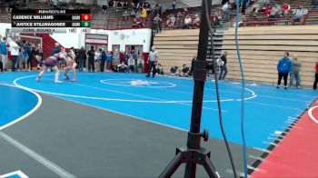 120 lbs Cons. Round 4 - Justice Stillwagoner, Mount Vernon vs Cadence Williams, Mooresville