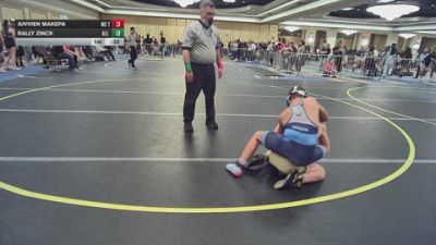 106 lbs Consolation - Juvvien Makepa, No Team vs Rally Zinck, All I See Is Gold Academy