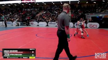 135 lbs 1st Place Match - Jacob Strausbaugh, Soldotna vs Brian Grabner, Student Wrestling Development Program