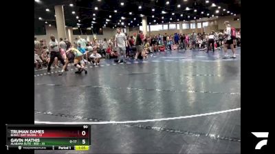 90 lbs Semis & Wb (16 Team) - Truman Dames, BHWC/ Dirt Divers vs Gavin Mathis, Alabama Elite - Red