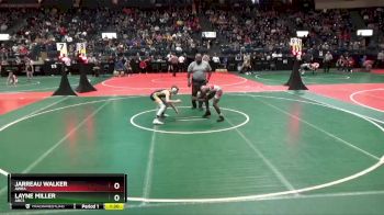 96 lbs Champ. Round 2 - Jarreau Walker, AWRA vs Layne Miller, ARC3