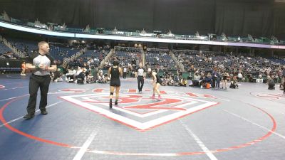 7A - 107 lbs Cons. Semi - Kadance Aremia, East Wake High School vs Kiera Hinson, Davie County