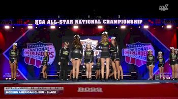 Modern American Cheer - Black [2026 L3 Junior - D2 - Small - A Day 1] 2026 NCA All-Star National Championship