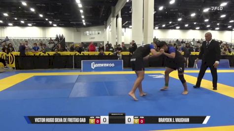 Brayden J. Vaughan vs Victor Hugo Silva De Freitas Gab 2025 World IBJJF Jiu-Jitsu No-Gi Championship