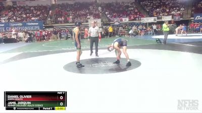 D 2 126 lbs Champ. Round 1 - Jamil Jarquin, Kenner Discovery Health Science vs Daniel Olivier, North Desoto