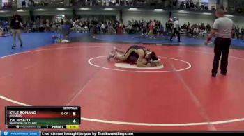 149 lbs Semifinal - Zach Sato, Wisconsin-Eau Claire vs Kyle Romano, Augsburg