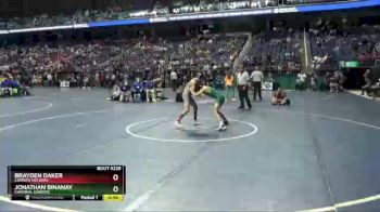 4 lbs Cons. Round 2 - Jonathan Binanay, Cardinal Gibbons vs Brayden Daker, Corinth Holders