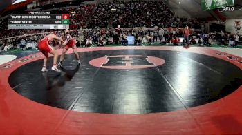 4A 190 lbs Cons. Round 3 - Matthew Monterrosa, Weiser vs Gabe Scott, Gooding