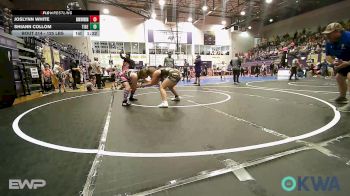 125 lbs Rr Rnd 1 - Joslynn White, Skiatook Youth Wrestling vs Shiann Collom, Tiger Trained Wrestling