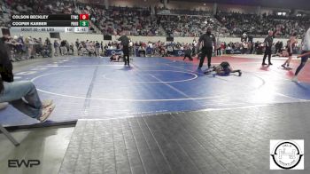 68 lbs Round Of 16 - Colson Beckley, Team Tulsa Wrestling Club vs Cooper Karber, Prodigy Elite Wrestling