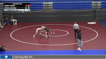 165 lbs Cons. Round 1 - Johnny Mauer, Elizabethtown College vs Joshua Estrada, Marymount University