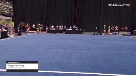 Maggie Goldberg - Women's Pairs, Twisters Gymnastics Inc. - 2021 Women's Xcel Region 4 Championships
