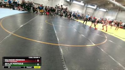 215 lbs Cons. Round 4 - Salvador Mendoza, Pueblo Centennial vs Skylar Montague, Centauri