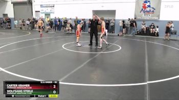 92 lbs Cons. Round 2 - Wolfgang Steele, Fairbanks Wrestling Club vs Carter Kramer, Fairbanks Wrestling Club