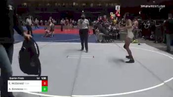 102 lbs Quarterfinal - Elias McDonald, Team Aggression vs Aiden Simmons, Driller WC