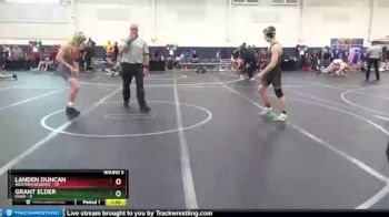 126 lbs Round 5 (6 Team) - Landen Duncan, Western Reserve vs Grant Elder, SHWA