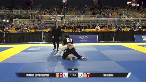Sofia Cira vs Charlee Quynh Nguyen 2025 Pan Kids Jiu-Jitsu IBJJF Championship