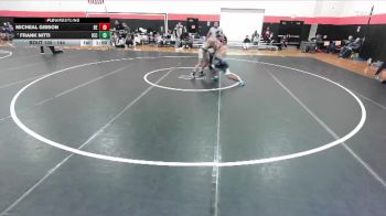 144 lbs Champ. Round 2 - Frank Nitti, Elmhusrt (IC CATHOLIC) vs Micheal Gibson, Belleville (EAST)