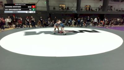 Semis - Savanna Montano, Mat Rats Rebooted Wrestling vs Lily Groundwater, Pioneer Grappling Academy