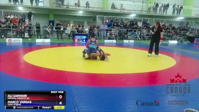 55kg Champ. Round 2 - Ali Sarwari, Central Toronto WC vs Marco Vargas, Team Xtreme