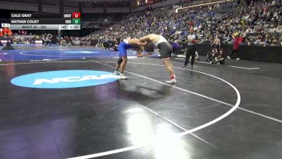 285 lbs Prelim - Cale Gray, UIndy vs Nathan Coley, King (TN)