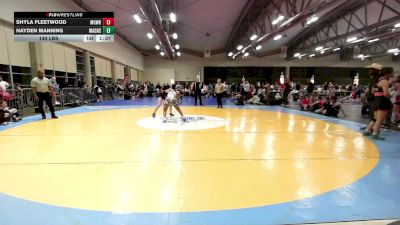 140 lbs Final - Shyla Fleetwood, MGW Coral Cuties vs Hayden Manning, Lady Assassins