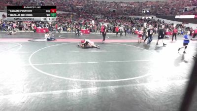 112 lbs Cons. Round 2 - Natalie Nehring, Wisconsin vs Leilani Poupart, Crandon