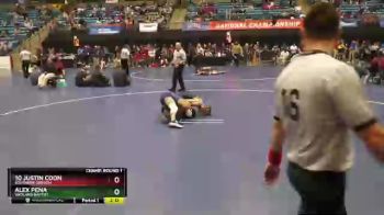 133 lbs Champ. Round 1 - Alex Pena, Wayland Baptist vs 10 Justin Coon, Southern Oregon