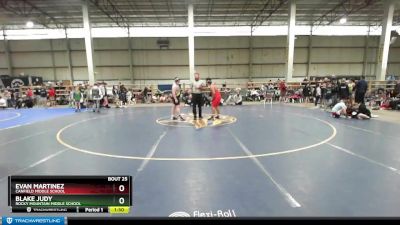 220 lbs Round 1 - Evan Martinez, Canfield Middle School vs Blake Judy, Rocky Mountain Middle School