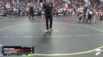 68 lbs Cons. Round 3 - Emma Wiggs, Menominee Youth Wrestling vs Tori Jefferson, Mat Psychos