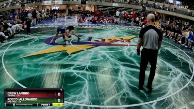 121 lbs Quarterfinals (8 Team) - Rocco Iallonardo, Hastings vs Crew Lambro, Tahoma