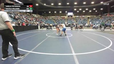 190 lbs Cons. Round 2 - Amelia Patterson, Bonner Springs HS vs NaCola Williams, Leavenworth HS