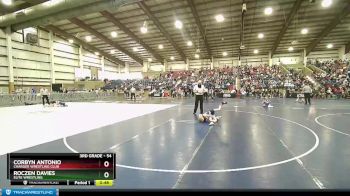 54 lbs Cons. Round 1 - Roczen Davies, Elite Wrestling vs Corbyn Antonio, Charger Wrestling Club