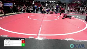 96-100 lbs Semifinal - Zoey Vaughn, Sperry Wrestling Club vs Mason Gibson, Owasso Takedown Club