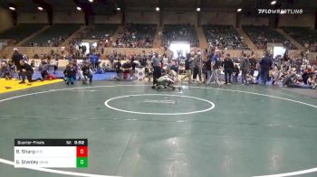 55 lbs Quarterfinal - Barrett Sharp, Walton Takedown Club vs Silas Stanley, Dragons Junior Wrestling Club